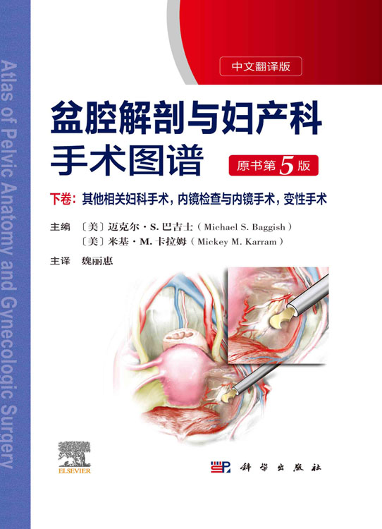 盆腔解剖与妇产科手术图谱 下卷 （中文翻译版，原书第5版）