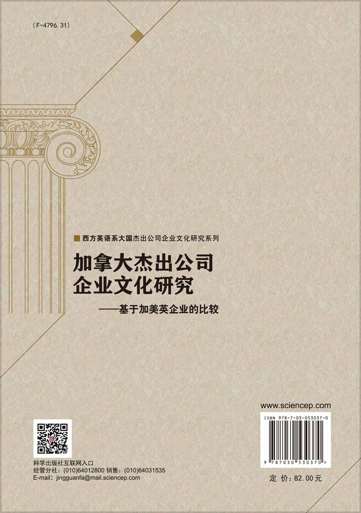 加拿大杰出公司企业文化研究——基于加美英企业的比较