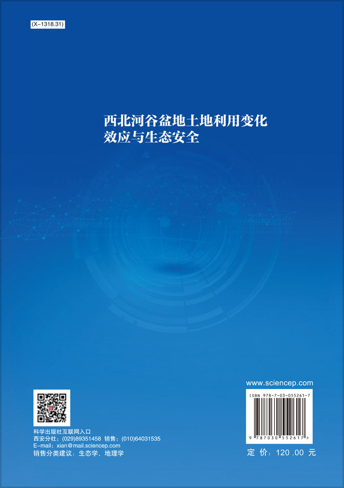 西北河谷盆地土地利用变化效应与生态安全