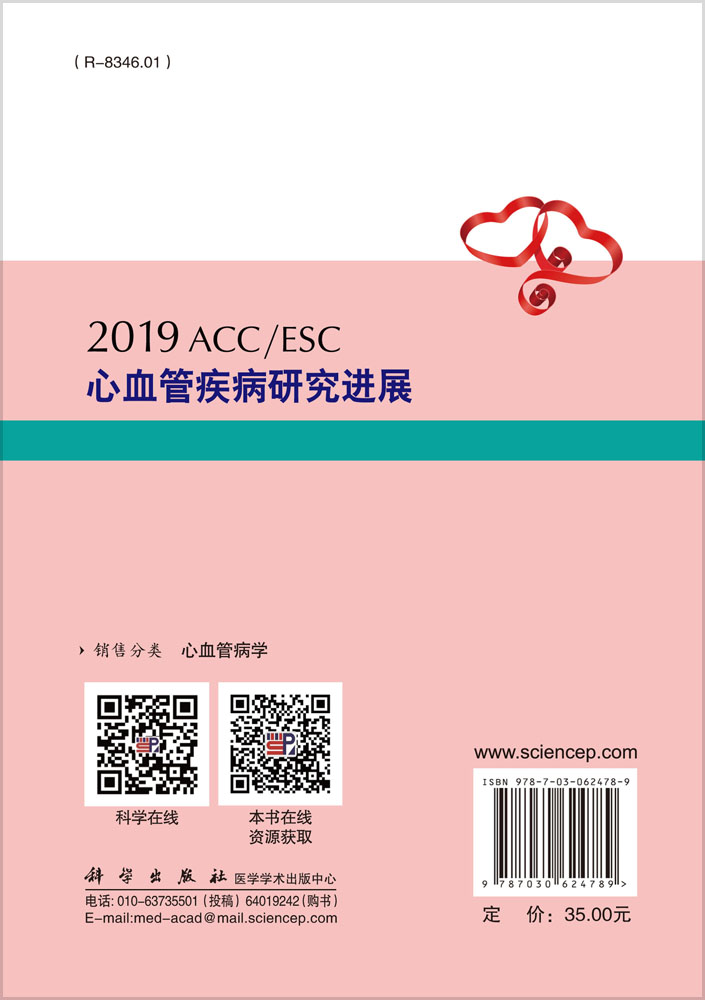 2019ACC/ESC心血管疾病研究进展