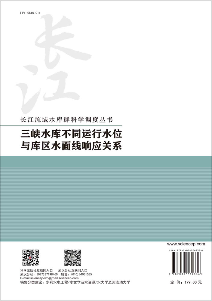 三峡水库不同运行水位与库区水面线响应关系