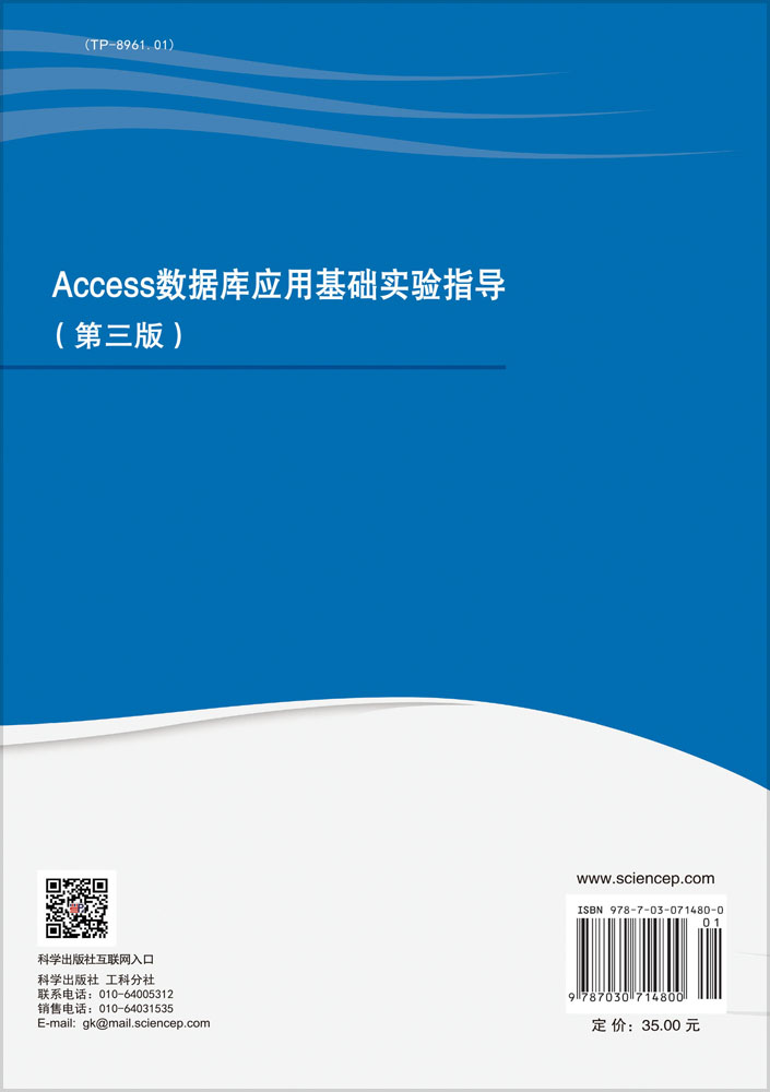 Access数据库应用基础实验指导(第三版)