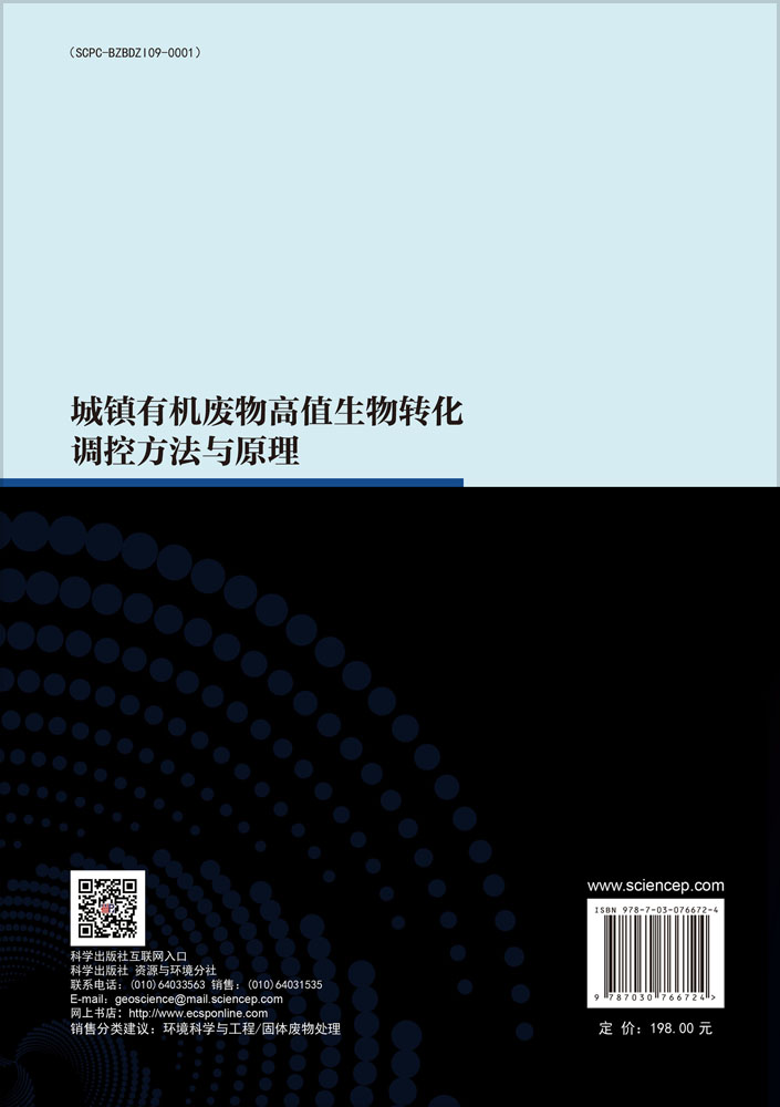 城镇有机废物高值生物转化调控方法与原理